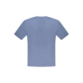North Sails Blue Cotton Men T-Shirt